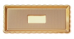 Tác zlatý - Obdélník 35 x 15 cm 