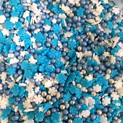 Cukrový posyp - MIX modrý / 500 g 