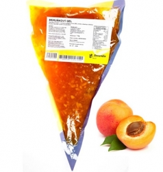 Ovocná náplň, gel - Meruňková (FRUGELLA) / 1 kg 