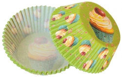 Košíčky na muffiny - Zelené cupcakes