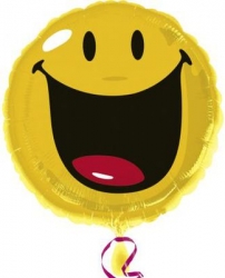 Balónek foliový - Smile 45 cm