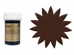 Barva gelová Sugarflair - Čokoládová / CHOCOLATE