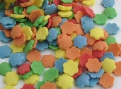 Cukrové kytičky barevné