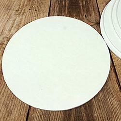 Dortová podložka kruh - Bílá pevná /C 30 cm