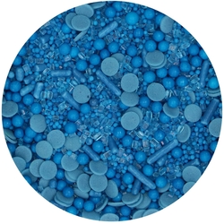 Cukrová dekorace (Fun Cakes) - Modrý mix (blue) / 70 g