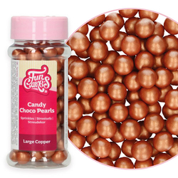 Čokoládová dekorace s cukrem (Fun Cakes) - Kuličky velké měděné / 70 g