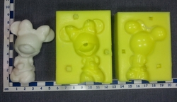 Silikonová forma - Myška Minnie Mouse / 3D
