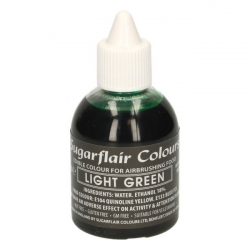 Barva Airbrush - Světle zelená / LIGHT GREEN (Sugarflair)