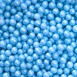 Cukrové perličky - MODRÉ perleťové 30 g