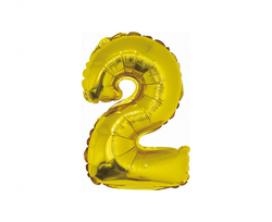 Balónek číslice - č. 2 - 35 cm 