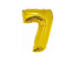 Balónek číslice - č. 7 - 35 cm