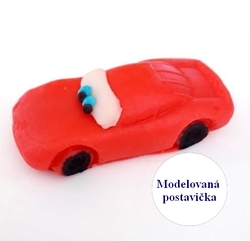 Modelovaná postavička - McQueen / auto