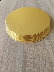 Podložka - ZLATÁ 28 cm /pevná, tvrzená 3 mm 