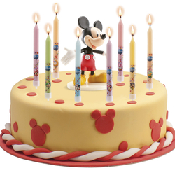 Dortové svíčky - Mickey mouse a kamarádi 8 ks / Dekora