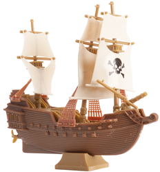 Dekorace plastová - Pirátská loď /Dekora