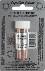  Barva prachová perleťová - HNĚDÁ / Brown shimmer