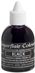 Barva Airbrush - Černá / BLACK (Sugarflair)