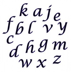 Malá abeceda - kurzíva