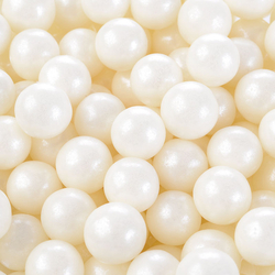 Cukrové perličky - Bílé VELKÉ 1,1 cm / 30 g