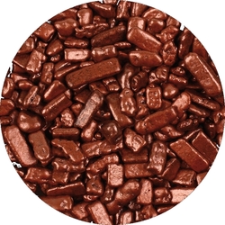 Cukrové krystalky s čokoládou - BRONZOVÉ 30 g 