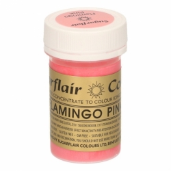 Barva gelová Sugarflair - Růžová světlá / FLAMINGO PINK