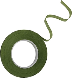 Aranžovací páska olivová / 6 mm - 2 ks