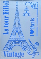 Šablona - Eiffelova věž
