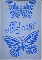 Šablona - Víly a motýlci / 20 x 30 cm 