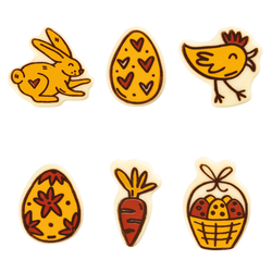 Čokoládová dekorace - Velikonoční tvary