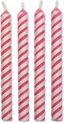 Dortové svíčky - Růžové (malé) 24 kusů /PME