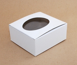 Krabička - S okénkem / bílá