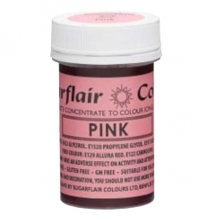 Barva gelová Sugarflair - Růžová / PINK I.
