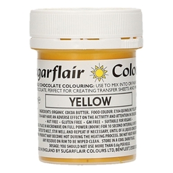 Barva gelová - Žlutá / Yellow (do čokolády)
