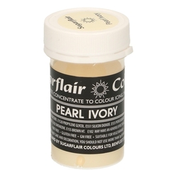 Barva gelová Sugarflair - Pearl / Ivory