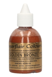 Barva Airbrush - Zlatá / GOLDEN BRONZE (Sugarflair) 