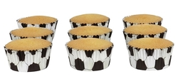 Košíčky na muffiny - FOTBAL 30 ks / nepromastitelné