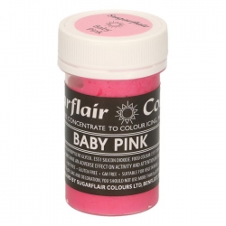 Barva gelová Sugarflair - Světle Růžová / BABY PINK