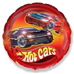 Balónek - AUTA / Hot Cars