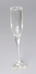 Dekorace - Sklenička na šampaňské 1 ks (6 cm)
