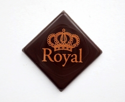 Čokoládová dekorace - Royal čtverečky  - 440 ks