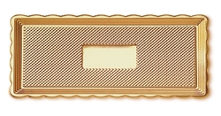 Tác zlatý - Obdélník 25 x 15 cm 