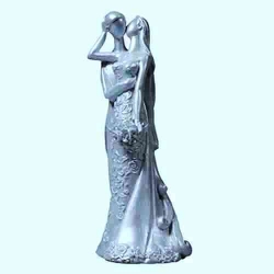 Svatební figurka abstraktní I.-14,5 cm 