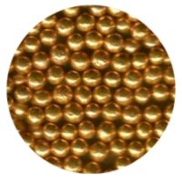 Cukrové kuličky - Zlaté lesklé / střední 1 kg