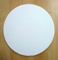 Podložka kulatá bílá 20 cm