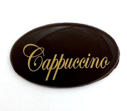 Čokoládová dekorace - CAPPUCCINO /hořká čokoláda - AKCE