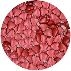 Cukrová dekorace (Fun Cakes) - SRDÍČKA Vínová 80 g