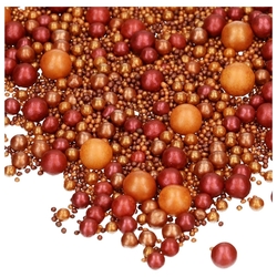 Cukrová dekorace - KULIČKY - Zlatý mix / Golden Passion - 80 g