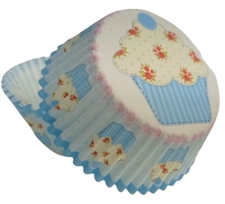 Košíčky na muffiny - Cupcake (modré) / 50 ks 