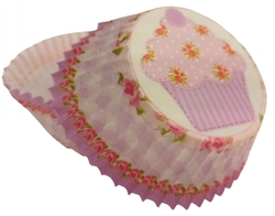 Košíčky na muffiny - Cupcake (fialové) / 50 ks