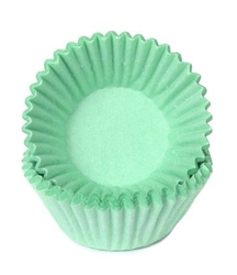 Cukrářské košíčky - Mint ZELENÁ (2,5 x 1,9 cm)